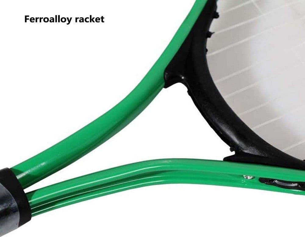 RACCHETTE DA TENNIS PER BAMBINI FERROLEGA FORTE STABILITÀ CON BORSA PALLA TENNIS - 7