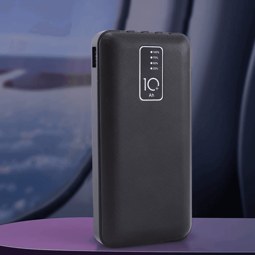 POWER BANK 20000mah CARICABATTERIE PORTATILE VELOCE CON 4 CAVI USB CARICA RAPIDA - 2