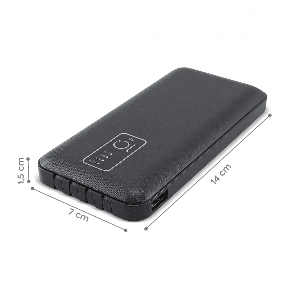 POWER BANK 20000mah CARICABATTERIE PORTATILE VELOCE CON 4 CAVI USB CARICA RAPIDA - 5