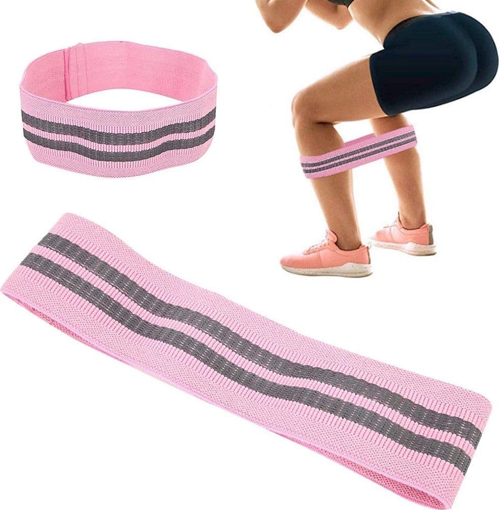 FASCIA ELASTICA ESERCIZI BANDE RESISTENZA ALLENAMENTO YOGA FITNESS ANTISCIVOLO – Azzurro – TrAdE Shop Traesio – rosa