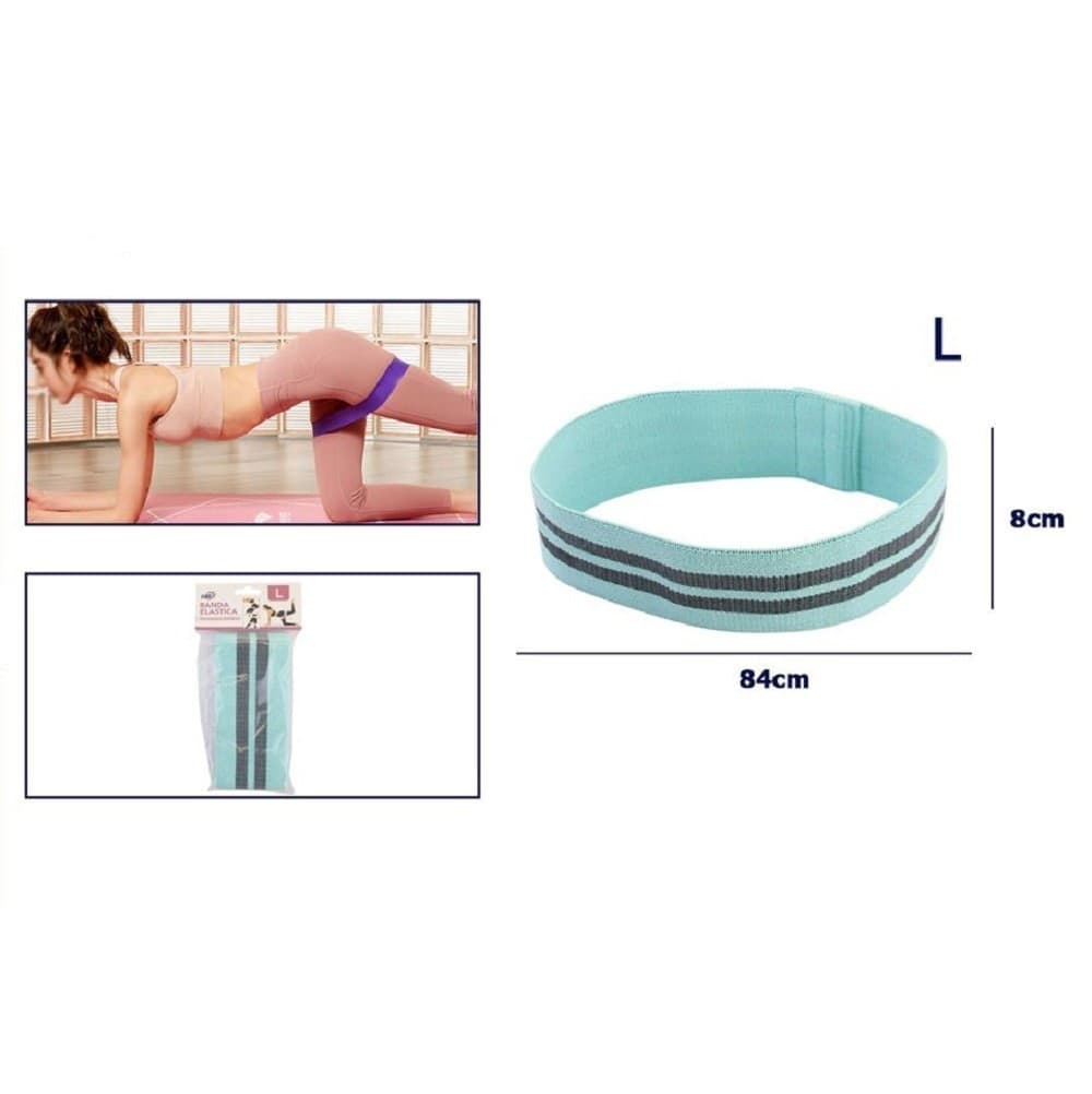 FASCIA ELASTICA ESERCIZI BANDE RESISTENZA ALLENAMENTO YOGA FITNESS ANTISCIVOLO - 13