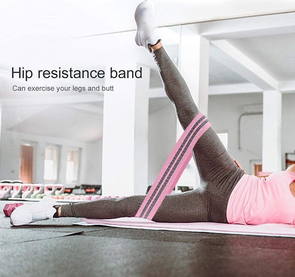 FASCIA ELASTICA ESERCIZI BANDE RESISTENZA ALLENAMENTO YOGA FITNESS ANTISCIVOLO - 20