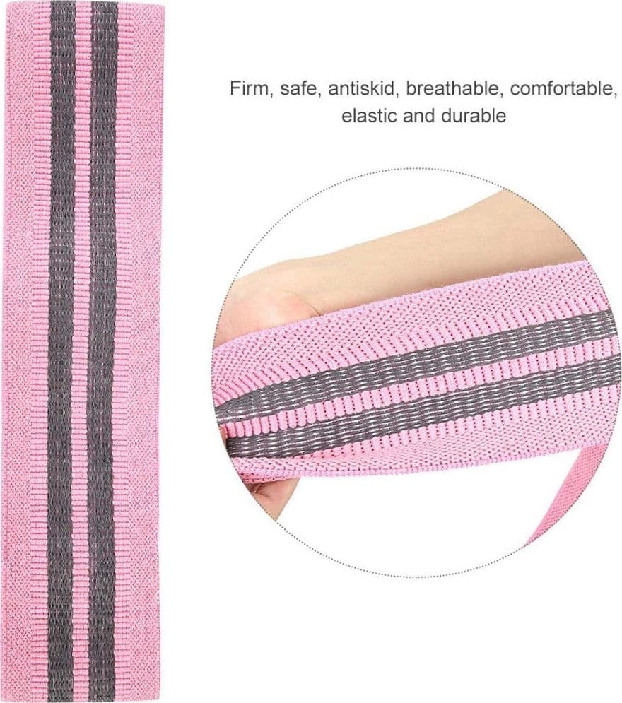 FASCIA ELASTICA ESERCIZI BANDE RESISTENZA ALLENAMENTO YOGA FITNESS ANTISCIVOLO - 21