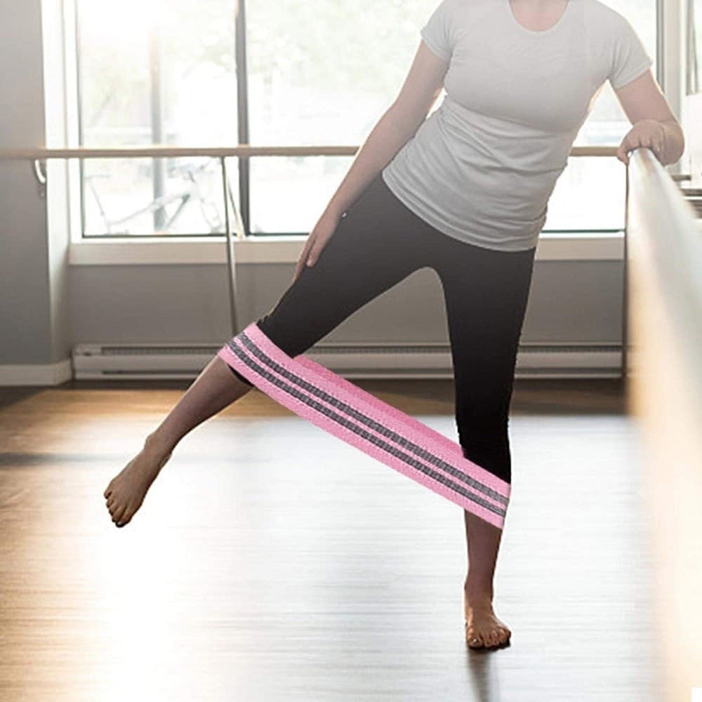 FASCIA ELASTICA ESERCIZI BANDE RESISTENZA ALLENAMENTO YOGA FITNESS ANTISCIVOLO - 22