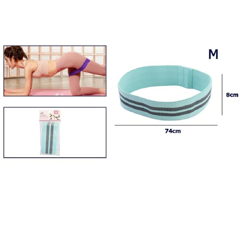 FASCIA ELASTICA ESERCIZI BANDE RESISTENZA ALLENAMENTO YOGA FITNESS ANTISCIVOLO - 10