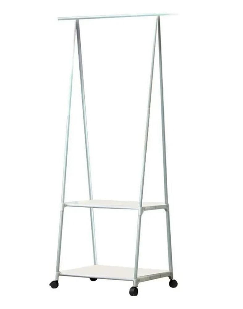 STAND APPENDIABITI ATTACCAPANNI IN PLASTICA E METALLO CAMERA DA LETTO BIANCO 68777 - 6