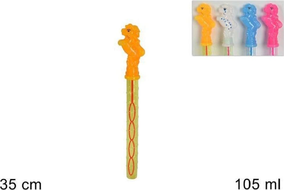 SET 2 PZ BOLLE SAPONE 105ML SPADA CAVALLO GIOCO DIVERTIMENTO BAMBINI 35CM PARTY
