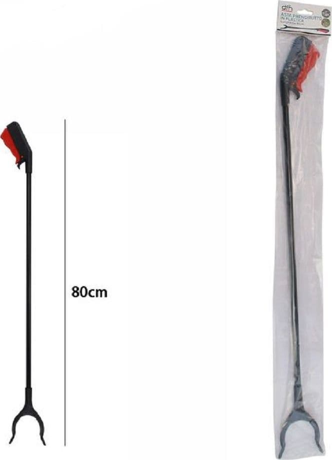PINZA PRENDITUTTO MULTIUSO BRACCIO RACCOGLI CARTE RIFIUTI CASA GIARDINO 80CM 70611 - 2