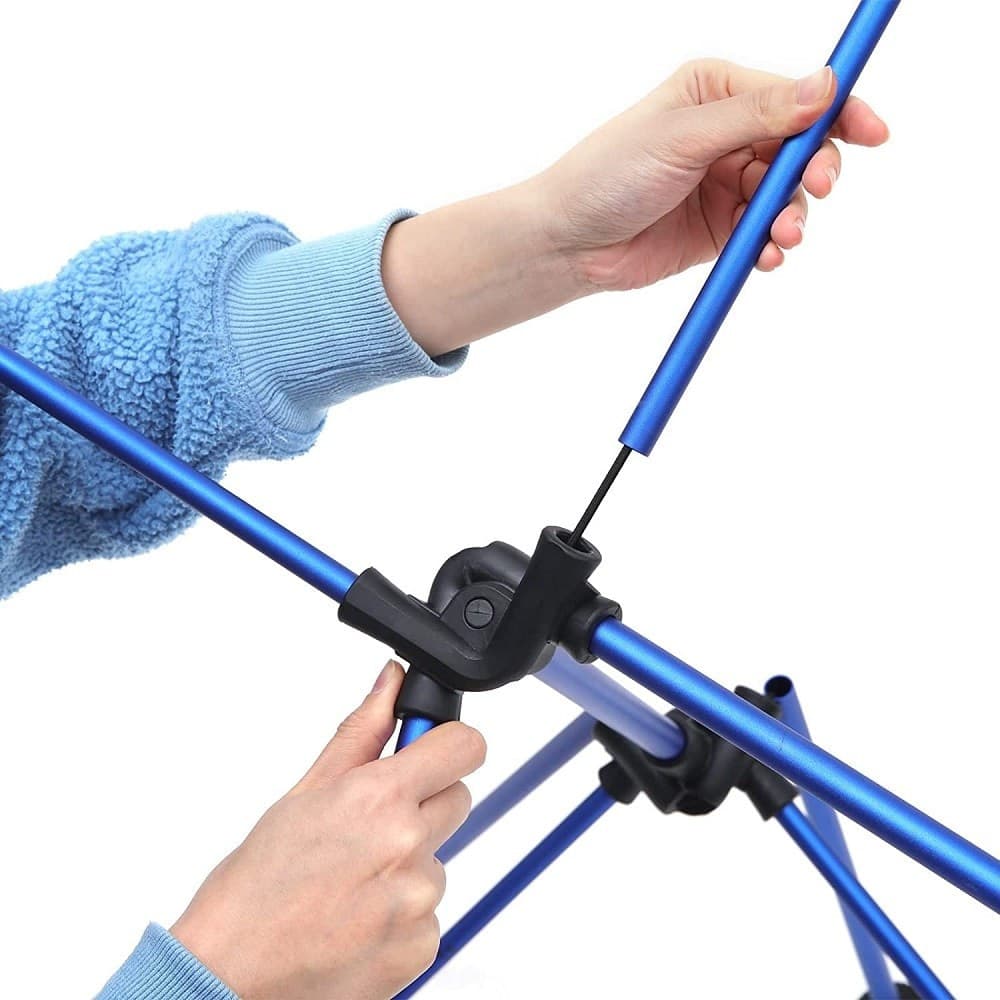SEDIA PIEGHEVOLE DA CAMPEGGIO PESCA IMPERMEABILE PORTATILE CARICO 140KG TESSUTO - 18