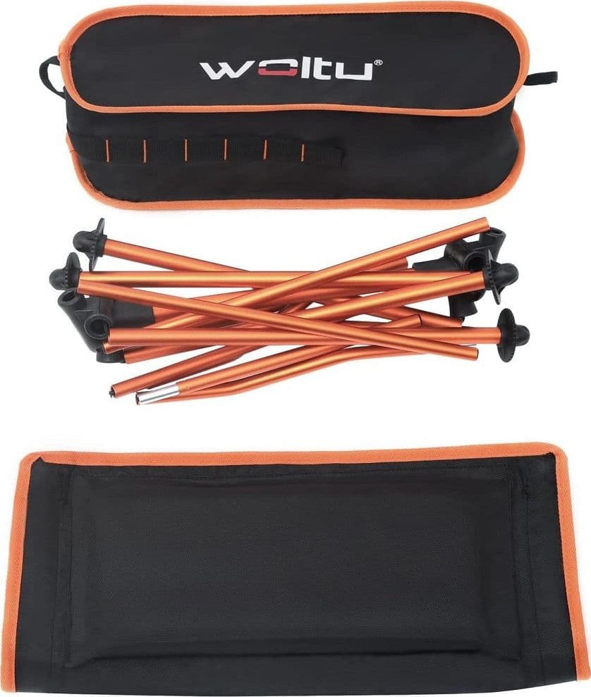 SEDIA PIEGHEVOLE DA CAMPEGGIO PESCA IMPERMEABILE PORTATILE CARICO 140KG TESSUTO - 9