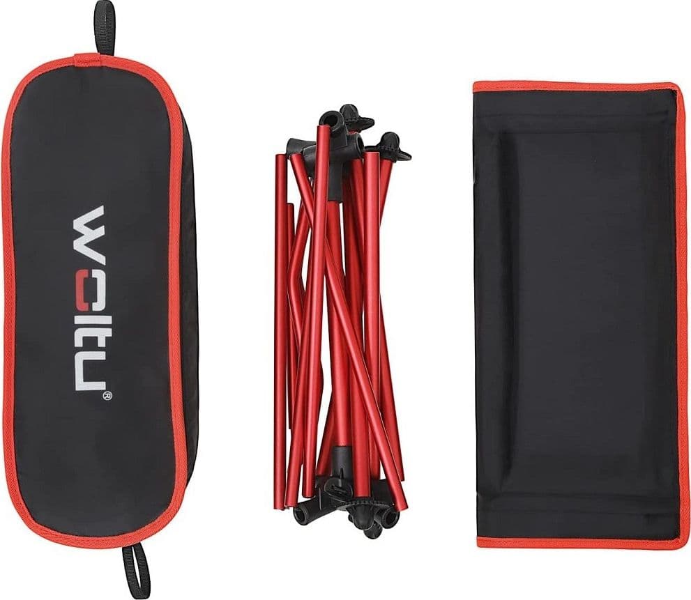 SEDIA PIEGHEVOLE DA CAMPEGGIO PESCA IMPERMEABILE PORTATILE CARICO 140KG TESSUTO - 10