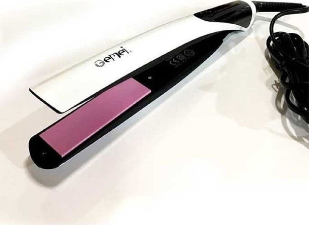 PIASTRA FERRO PER CAPELLI LISCI PROFESSIONALE PIATTO IN CERAMICA 45 WATT GM-2991 - 6