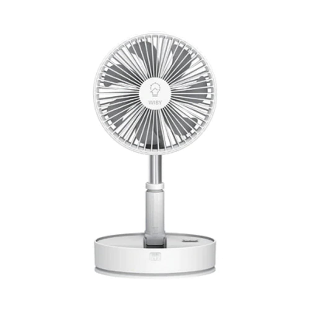 VENTILATORE PIEGHEVOLE PORTATILE BATTERIA RICARICABILE P11 SALVASPAZIO 4 VELOCITÀ - 8