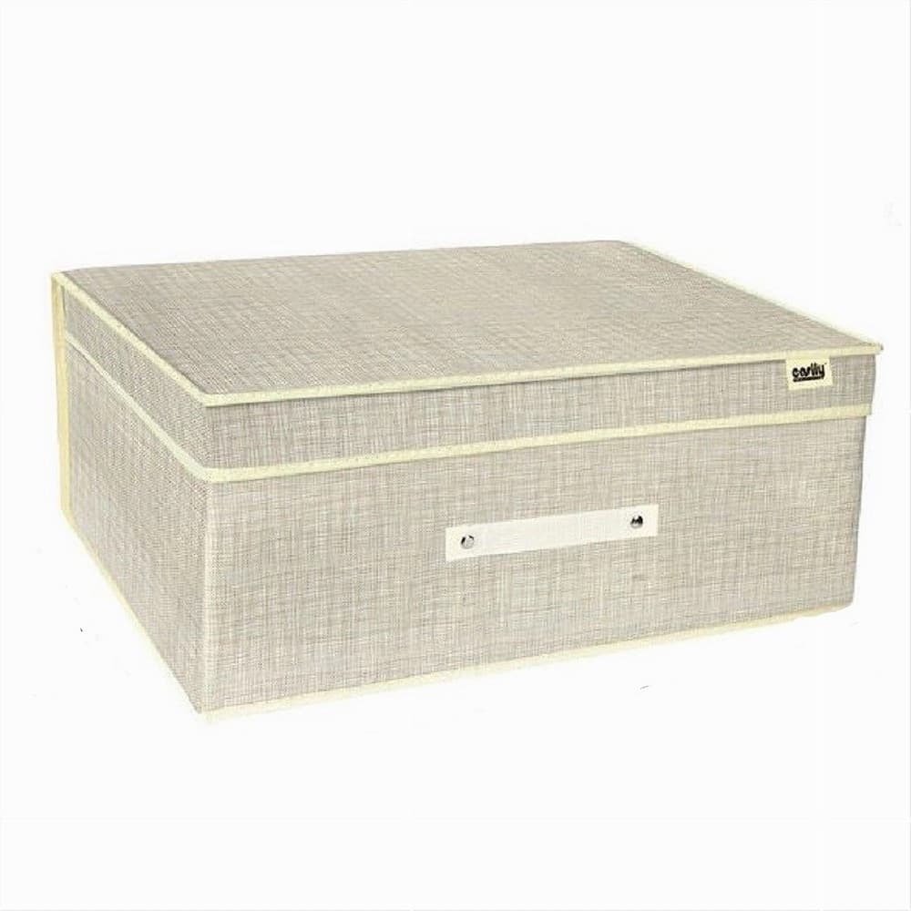 BOX SCATOLA SALVASPAZIO PORTATUTTO CONTENITORE ORGANIZER 70 X 40 X 20 CM 69697 - 4