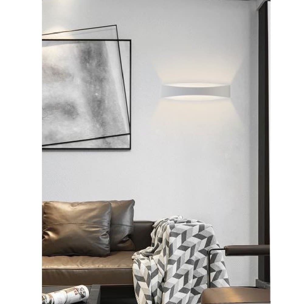 APPLIQUE LAMPADA DA PARETE LUCE LED MODERNA 12 WATT LUCE 4000K 6500K 3000K E59-B - 14