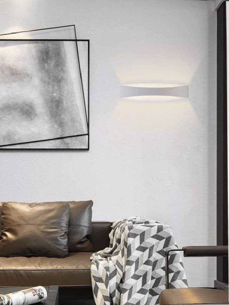 APPLIQUE LAMPADA DA PARETE LUCE LED MODERNA 12 WATT LUCE 4000K 6500K 3000K E59-B - 2
