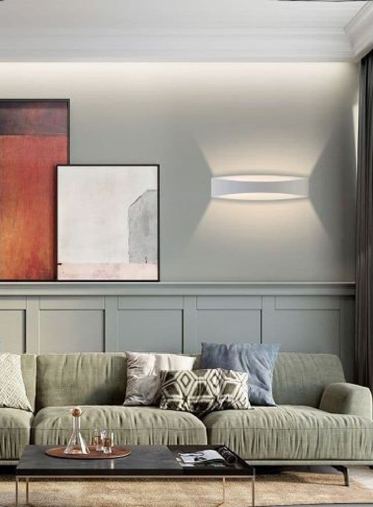 APPLIQUE LAMPADA DA PARETE LUCE LED MODERNA 12 WATT LUCE 4000K 6500K 3000K E59-B - 3
