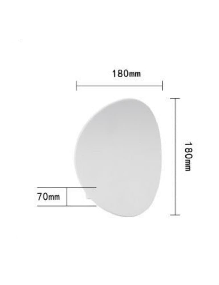 APPLIQUE ESTERNO INTERNO LED COB A PARETE IP65 LUCE CALDA FREDDA NATURALE ES65-B - 11