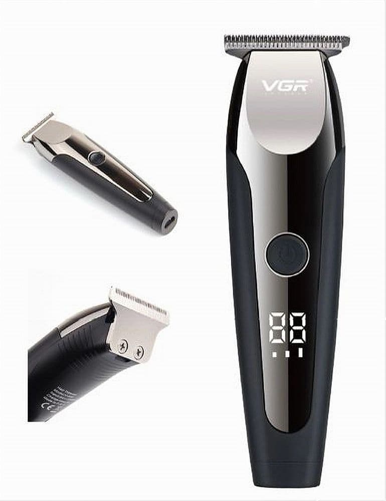 Tagliacapelli Professionale VGR V-059 | Rasoio e Trimmer Barber 4 in 1 - 8