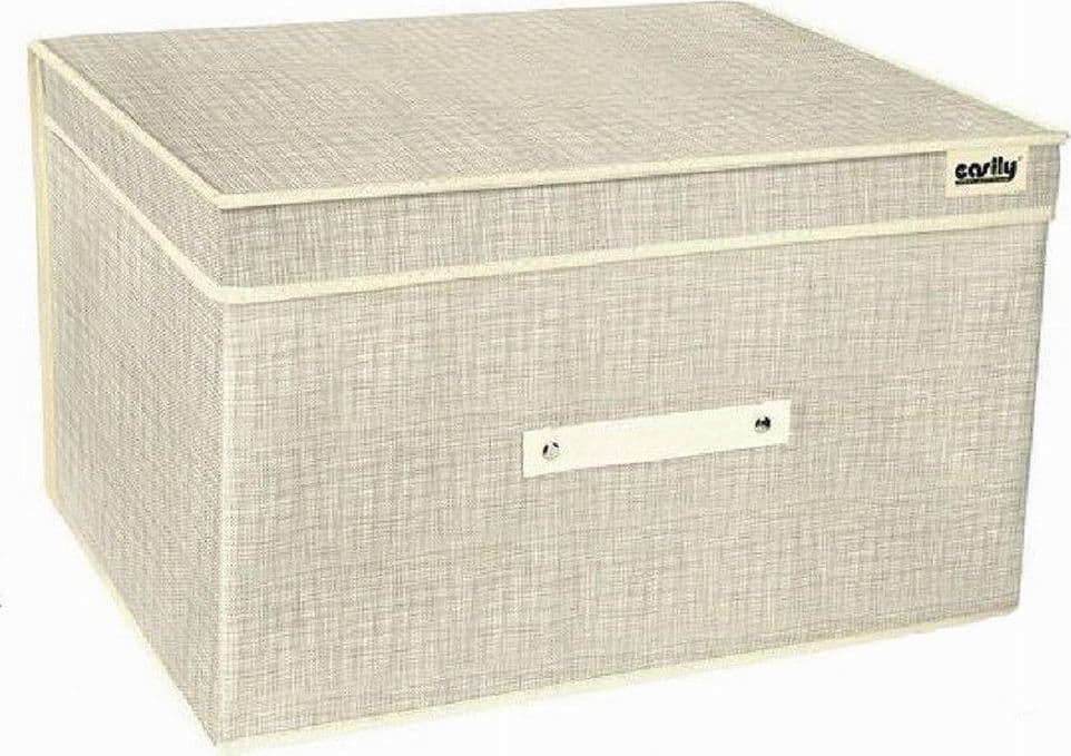 BOX SCATOLA SALVASPAZIO PORTATUTTO CONTENITORE ORGANIZER 40 X 50 X 60 CM 69999 - 4