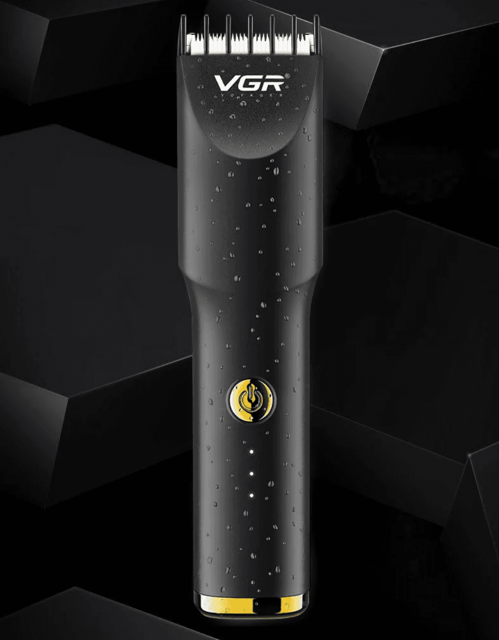 TAGLIACAPELLI BARBA TRIMMER PROFESSIONALE RICARICABILE USB IMPERMEABILE VGR V230 - 11