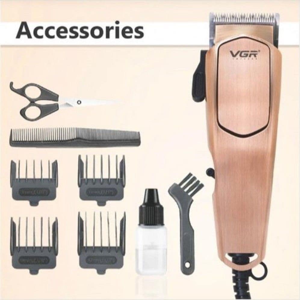TAGLIACAPELLI PROFESSIONALE CON FILO TRIMMER PER UOMO ELETTRICO CLIPPERS V-131 - 14