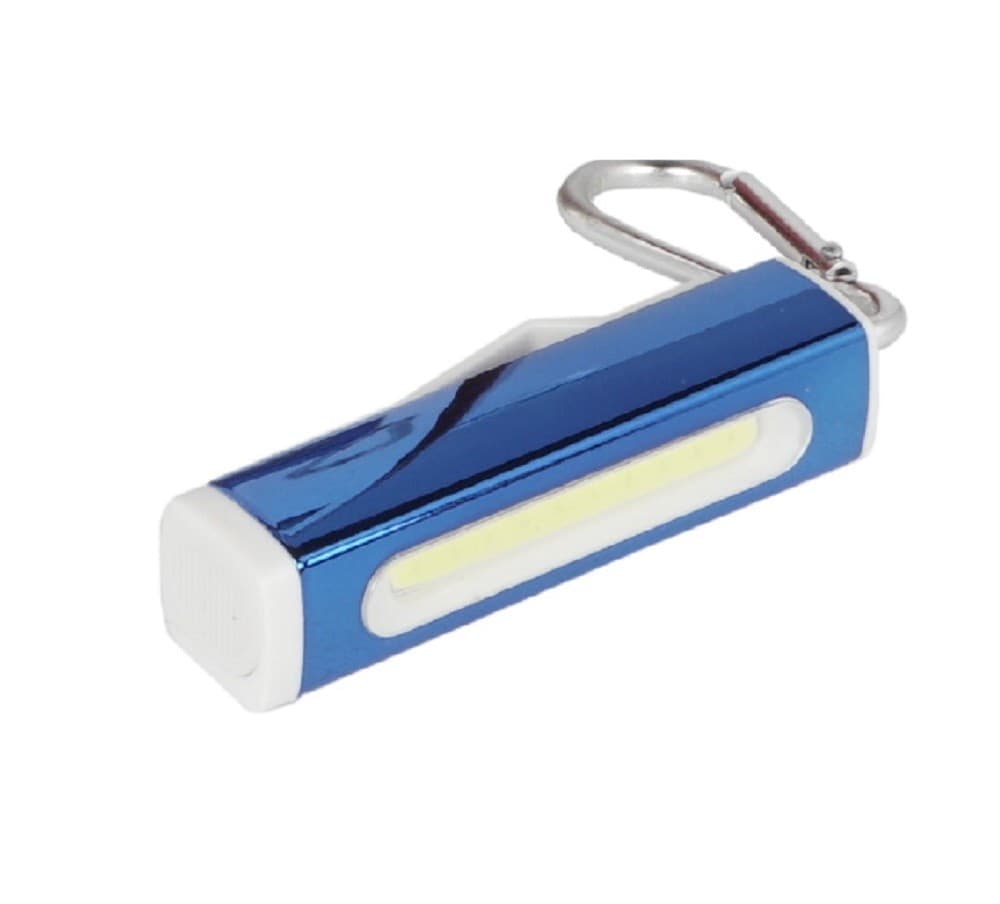 MINI TORCIA LED COB IN ALLUMINIO PORTACHIAVI TASCABILE IP20 VARI COLORI DT-2097 - 5