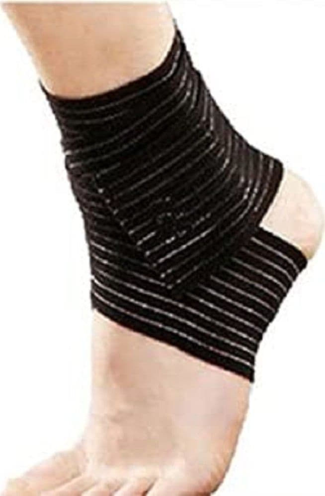 FASCIA SUPPORTO PER PIEDE CAVIGLIA CAVIGLIERA ELASTICA REGOLABILE CON STRAPPO - 7