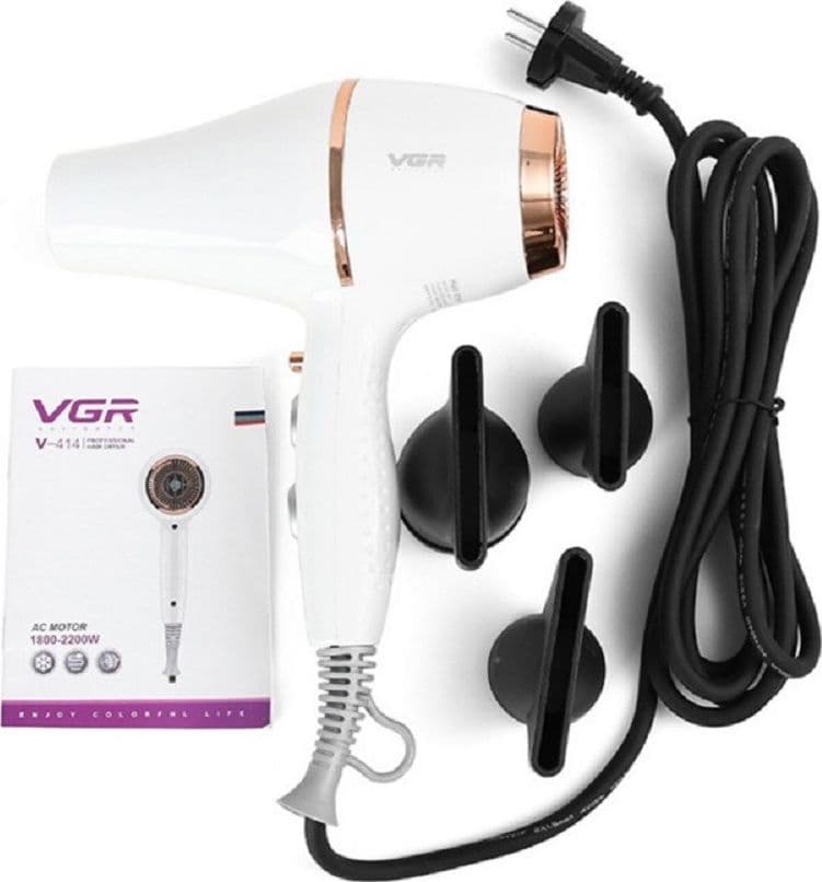 Asciugacapelli Professionale Ionico VGR V-414 2200W Parrucchiere Shop - 17