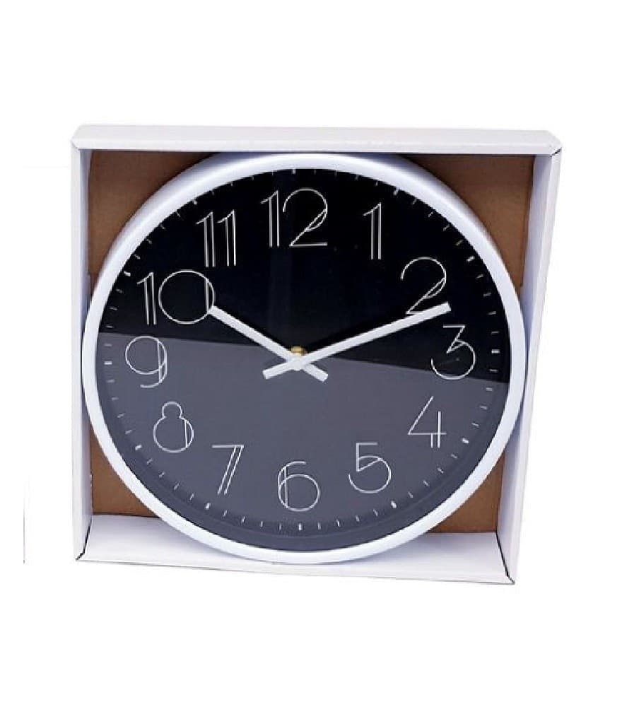 OROLOGIO DA PARETE ANALOGICO ROTONDO CUCINA STANZA CASA ARREDAMENTO 25 CM 206707 - 3