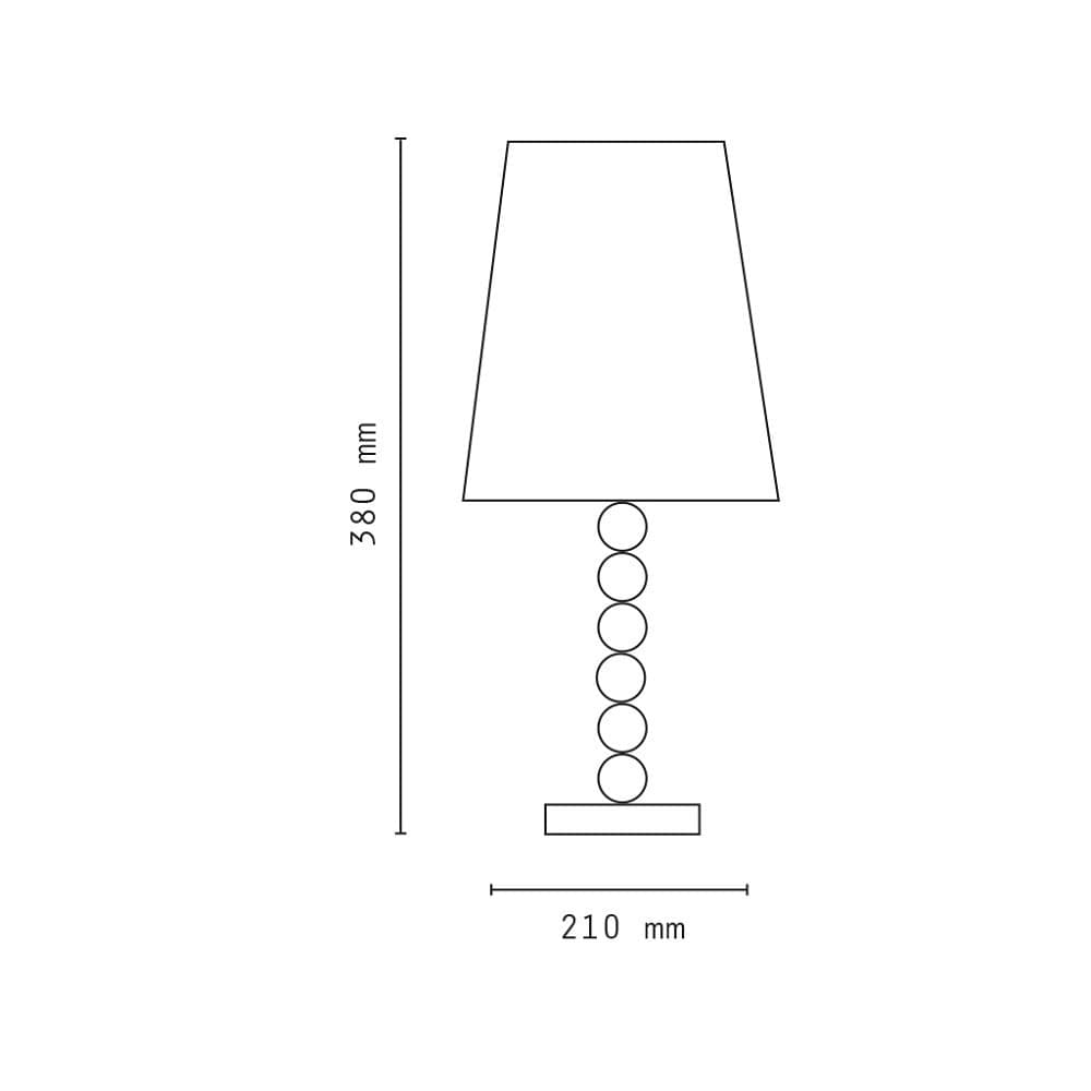 LAMPADA TAVOLO CON BASE IN LEGNO CON MOTIVO PARALUME BIANCO ATTACCO E27 XC-7014 - 4