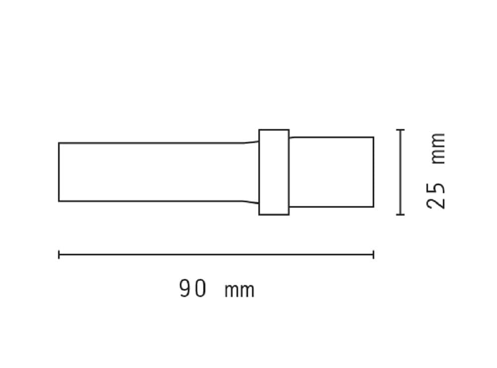 MINI TORCIA LED SMD 90MM IN ALLUMINIO PER ESCURSIONI TASCABILE PORTATILE DT-2087 - 4