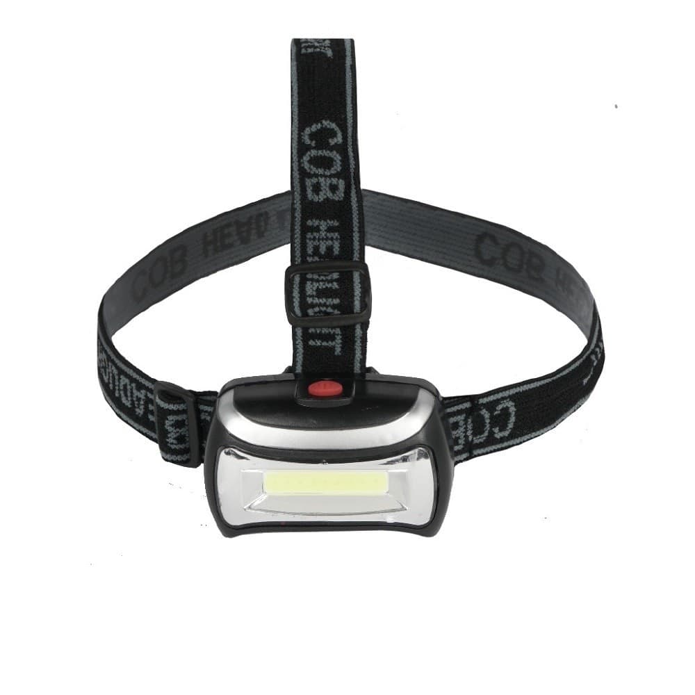 TORCIA LED FRONTALE TESTA 3W LED FARI COB ESCURSIONI PESCA LUCE REGOLABILE DT-2034 - 6