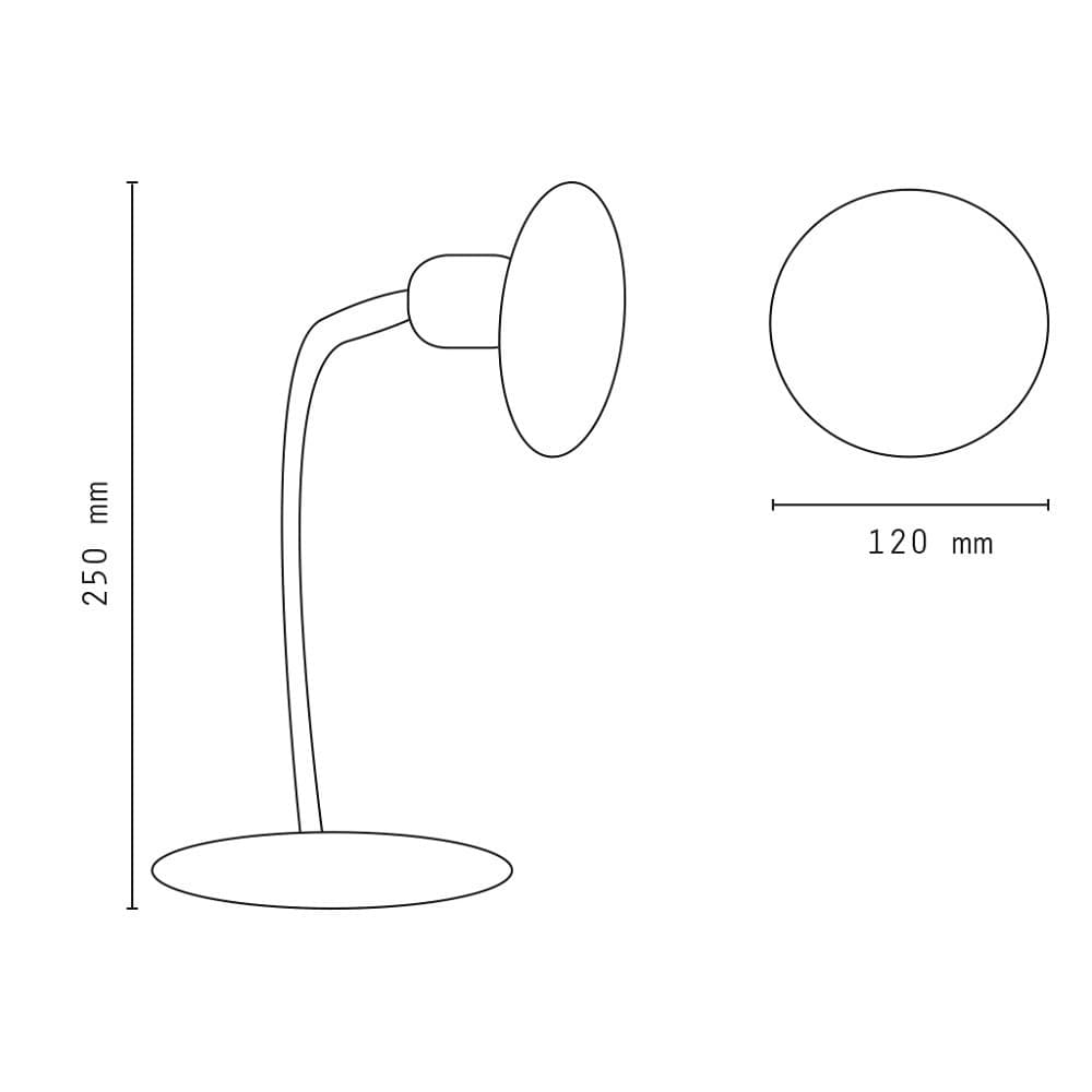 LAMPADA LED USB RICARICABILE INDUZIONE DA SCRIVANIA DIMMERABILE 2.5W 5V DT-2101 - 6