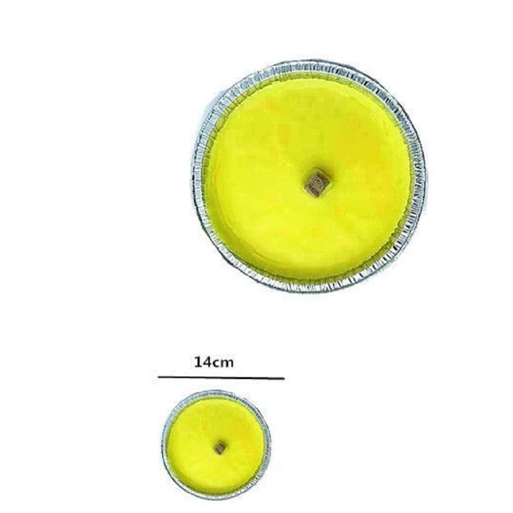 SET 12 PEZZI FIACCOLA IN ALLUMINO CITRONELLA CIOTOLA CANDELA ANTI ZANZARE 14 CM - 2