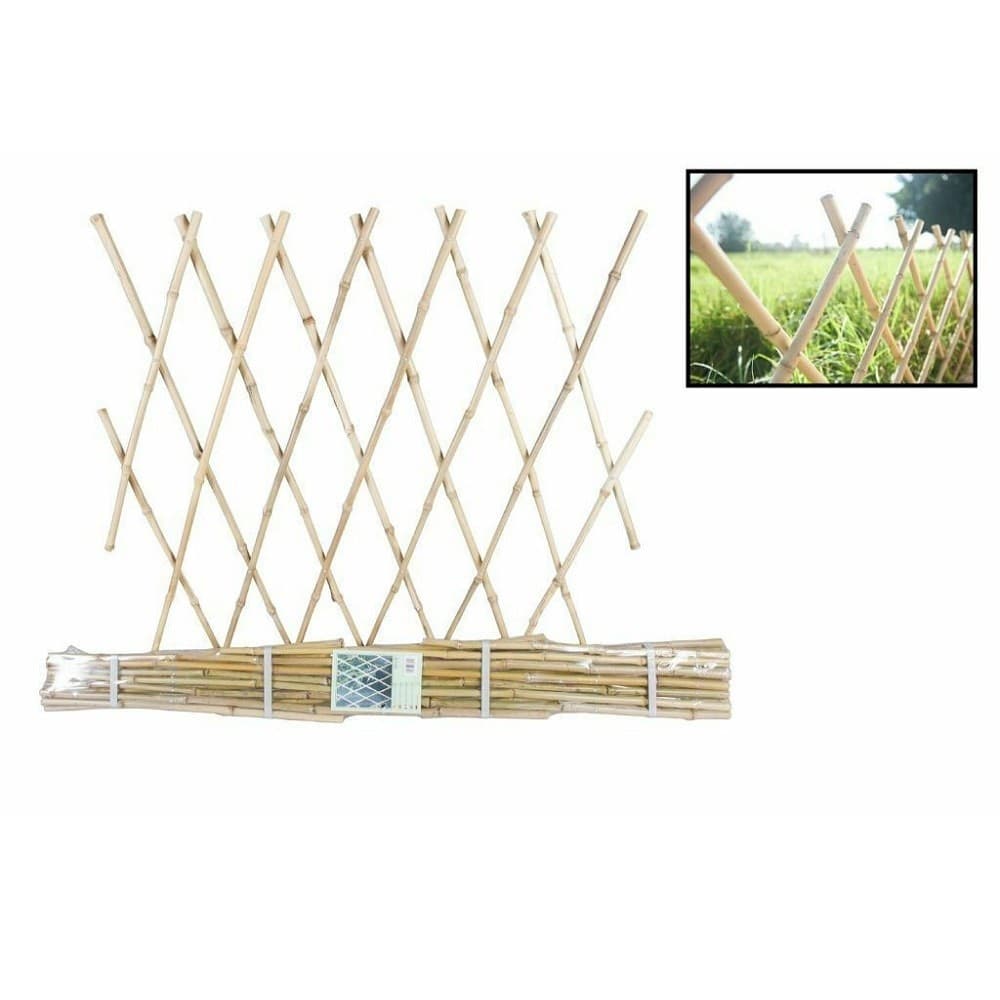 TRALICCIO BAMBÙ RETE ESTENSIBILE PIANTE RAMPICANTI STACCIONATA 180X120 CM 129694