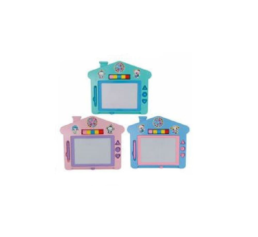 LAVAGNA MAGICA CASETTA CON PENNARELLO FORMINE CANCELLABILE BAMBINI BIMBI 07678 - 2