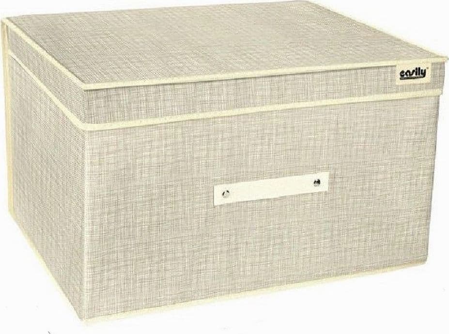 BOX SCATOLA SALVASPAZIO PORTATUTTO CONTENITORE ORGANIZER 50 X 40 X 30 CM 69695 - 4