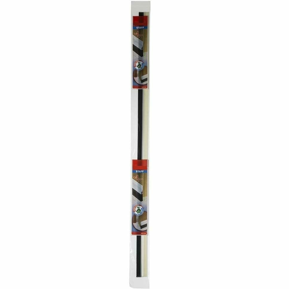ASTA PARAFREDDO PARASPIFFERI PER PORTA ADESIVA CON SPAZZOLA 100 CM TRASPARENTE - 3