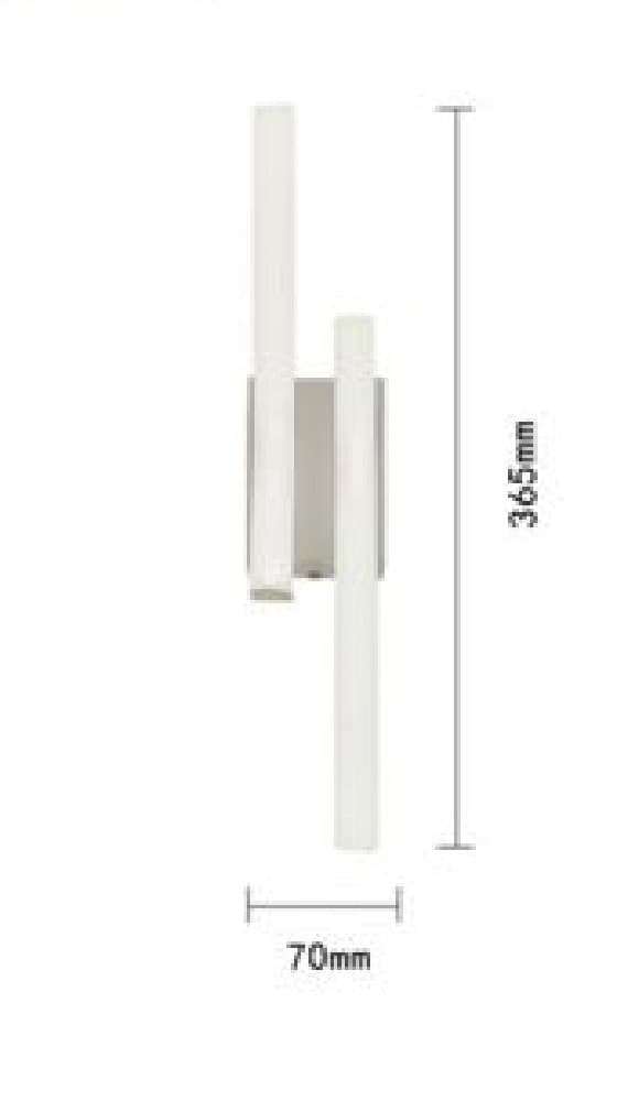 APPLIQUE PARETE ONDA 10W PLAFONIERA MODERNO BIANCO LUCE FREDDA NATURALE CALDA E26 - 6