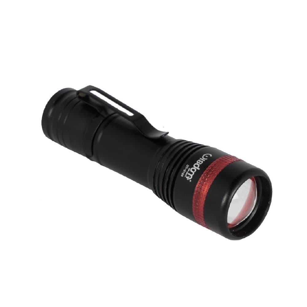 FARO TORCIA LED RICARICABILE LUMINOSITA REGOLABILE DOPPIA EMISSIONE LUCE DT-2166 - 4