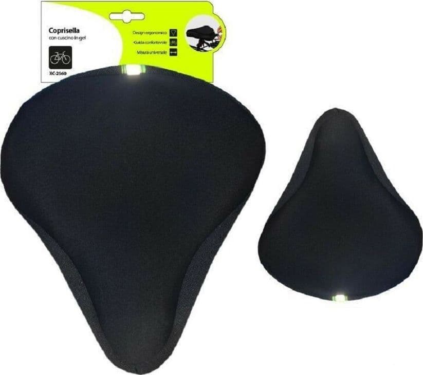 COPRISELLA COPERTURA SELLA SELLINO CON CUSCINO IN GEL PER BICI BICICLETTA XC2560