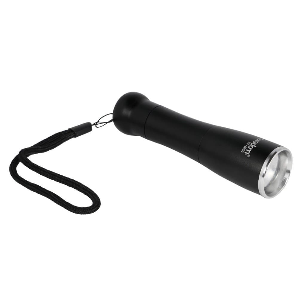 TORCIA LED RICARICABILE LUCE LED CHIP XPE LUMINOSITA REGOLABILE GANCETTO DT-2086 - 6