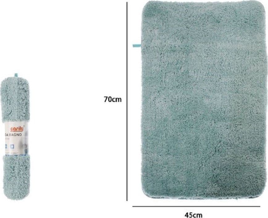 TAPPETO TAPPETINO IN TESSUTO MORBIDO PER ARREDO BAGNO 45 X 70 CM 79925 - 2