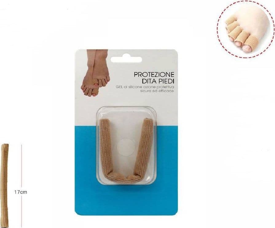 FASCIA FASCETTA PROTEZIONE PER DITA PIEDE 17CM CURA PROTEZIONE DEI PIEDI 66782