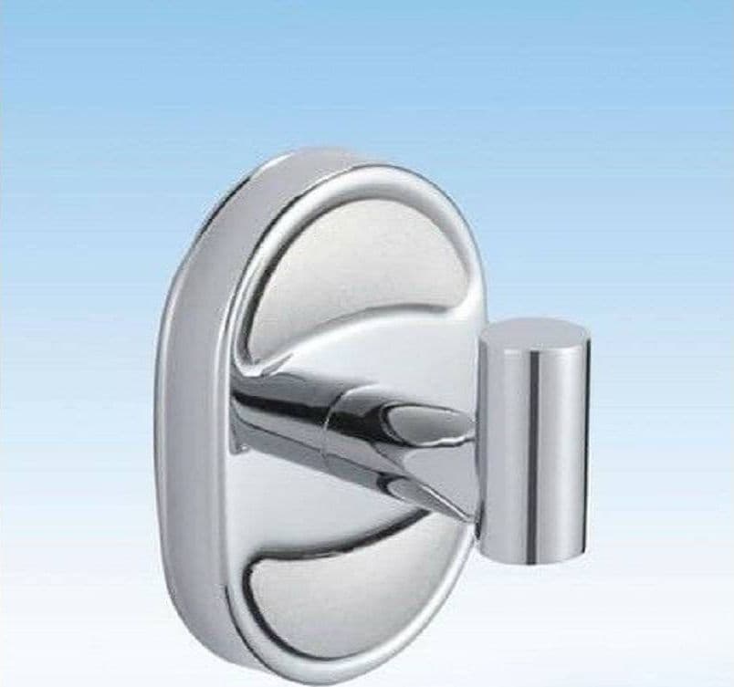 APPENDINO GANCIO APPENDI PORTA ASCIUGAMANO 1 POSTO BAGNO OVALE 7 X 5 CM 52004 - 3
