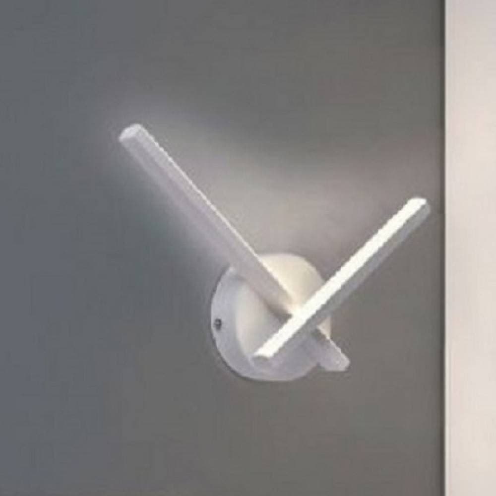 APPLIQUE LED PARETE 6 W 2 BRACCI INCROCIATI MODERNO LUCE 3000K 4000K 6500K E67-B - 6