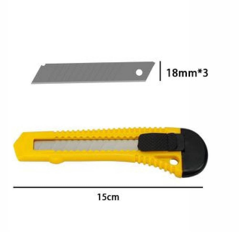 TAGLIERINO CUTTER PROFESSIONALE 15 CM CON FERMO BLOCCO GUIDA LAME DA 18 MM 71075 - 2