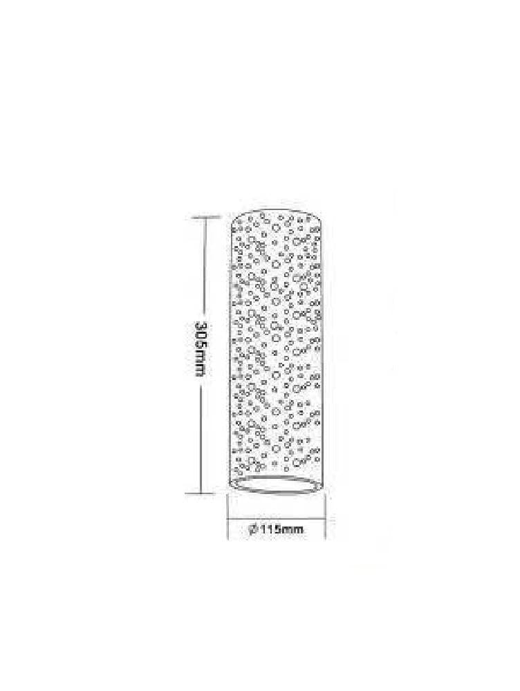 APPLIQUE IN GESSO A PARETE DOPPIA EMISSIONE LUCE 2XG9 CILINDRO TRAFORATO GS-E38 - 3