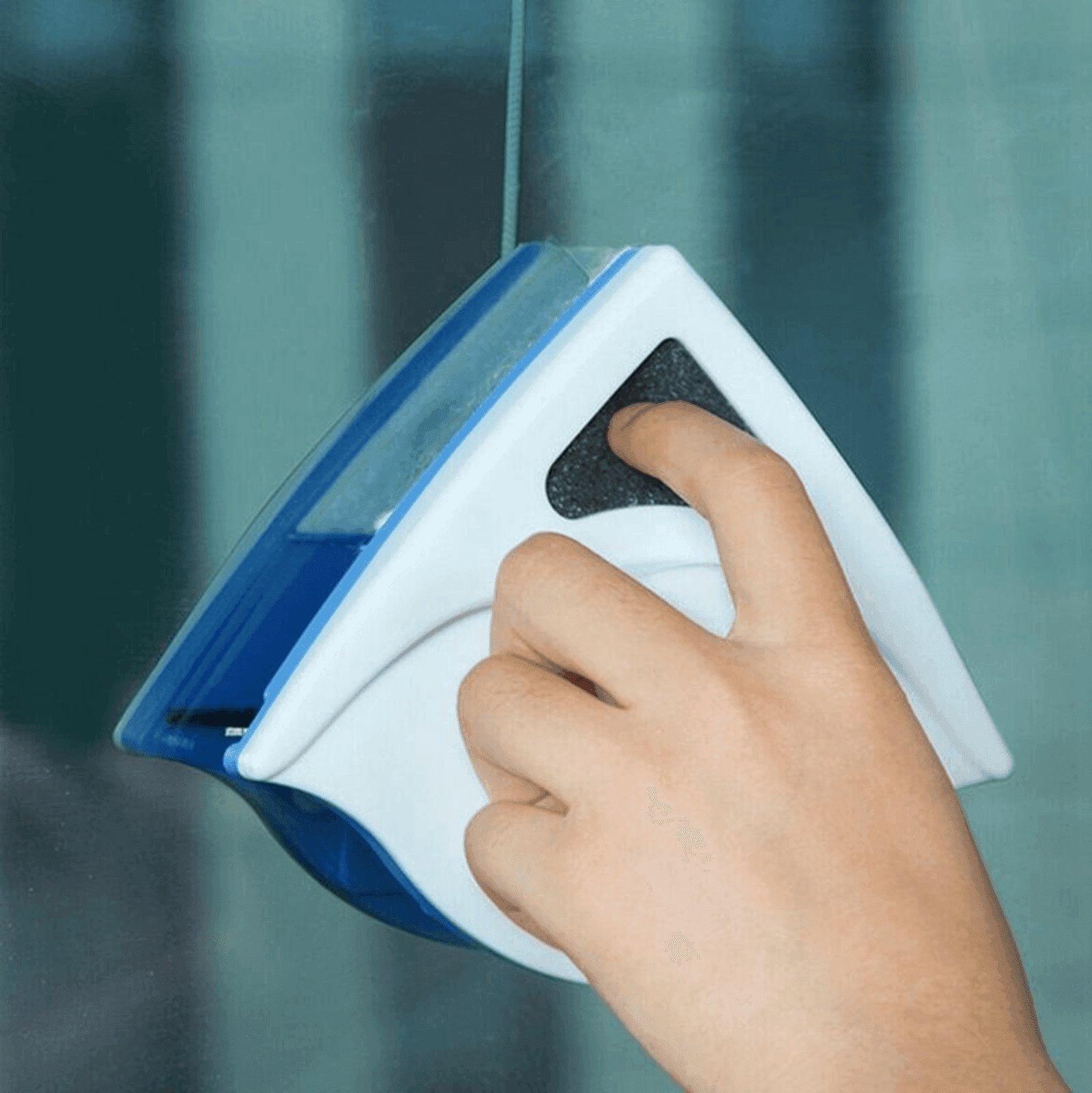 LAVAVETRI MAGNETICO PULISCI VETRO CON CALAMITA PULIZIA VETRI MAGNETICO ANGOLARE - 8